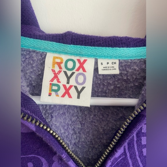 Roxy Purple Graphic Hoodie - Picture 2 of 3